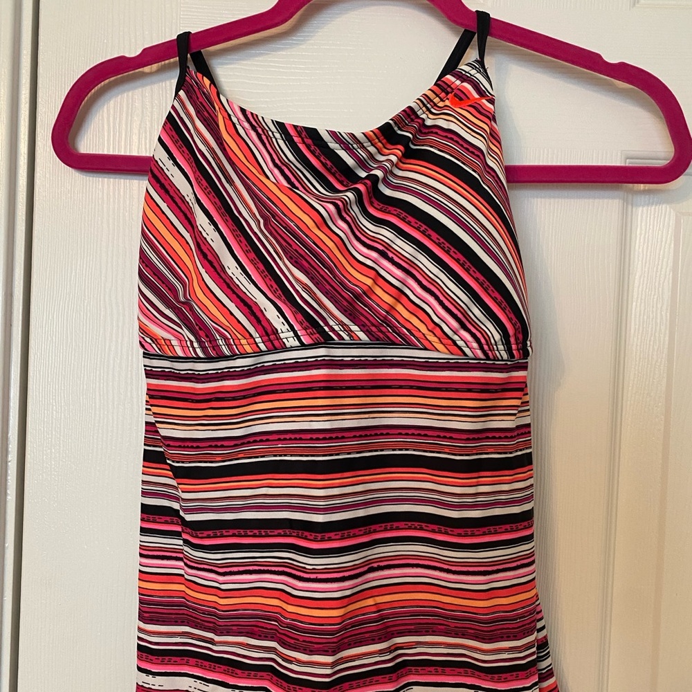 Nike swim top, like new, strappy tie back